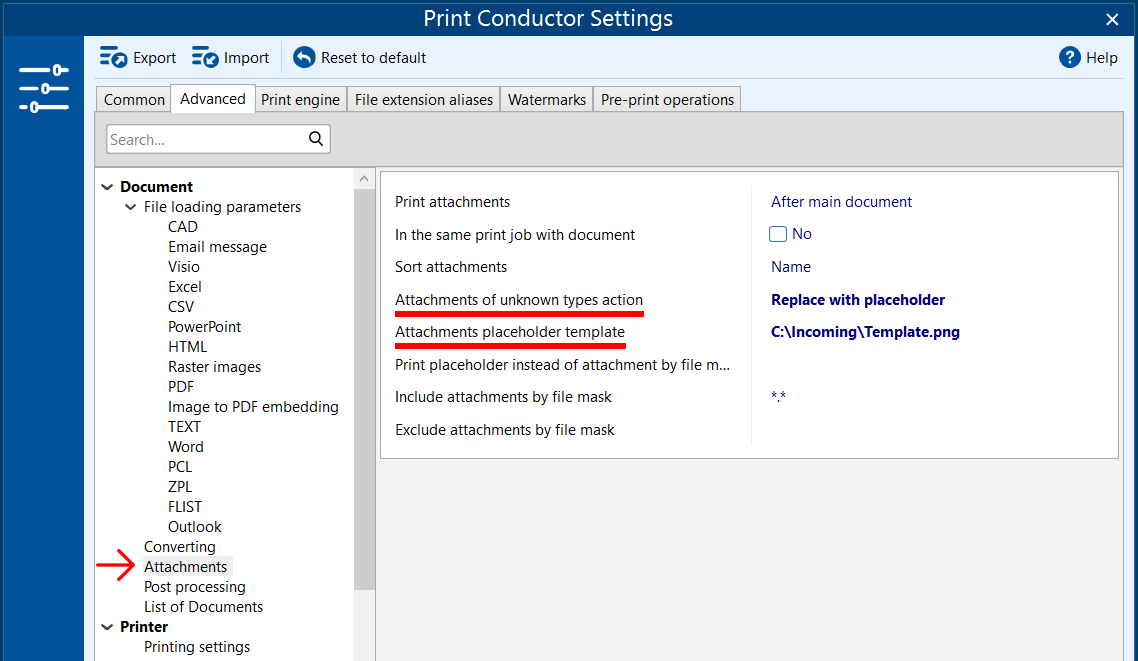 How to handle attachments of unknown type