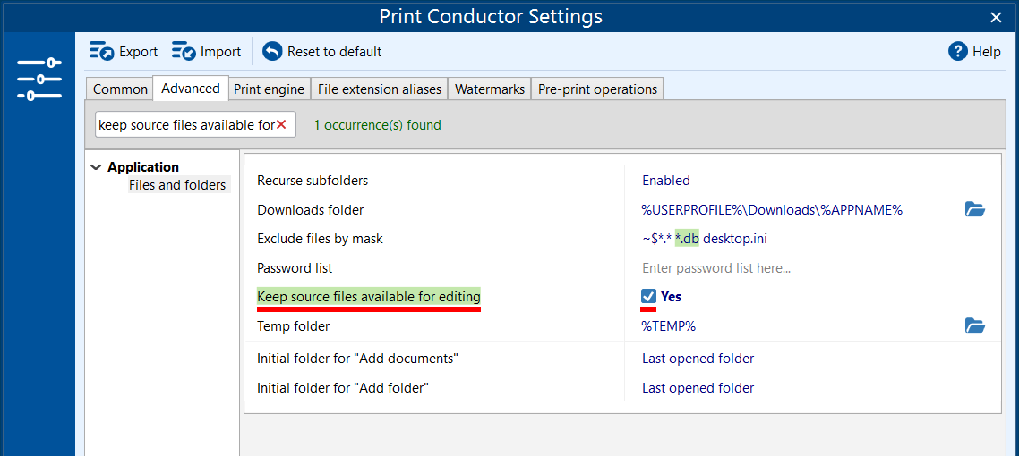 Keep source files available for editing during batch print session Keep source files available for editing during batch print session