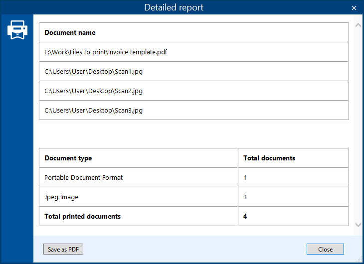 Detailed report – Summary without pages Detailed report – Summary without pages