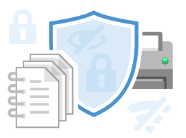 Secure offline batch printing to prevent data leaks